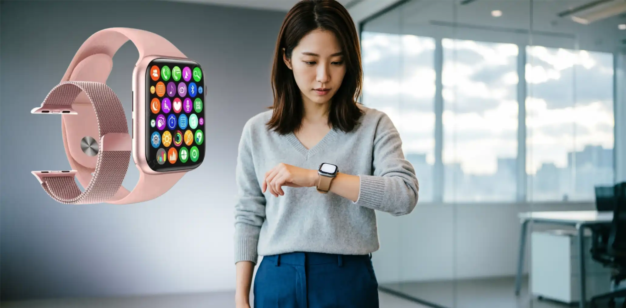 Tecnologia no seu pulso: Conheça o novo Smartwatch com Tela Infinita e Design Versátil